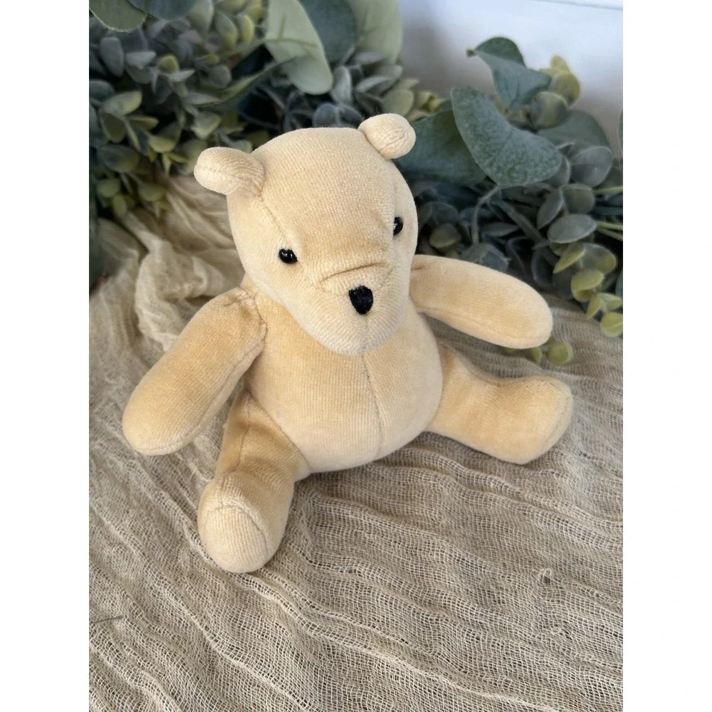 Vintage Disney Classic Pooh‎ Winnie Stuffed Animal Plush Gund Small Rattle Toy